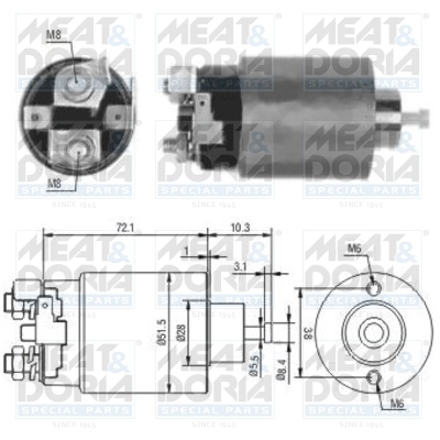 Solenoid Switch, starter